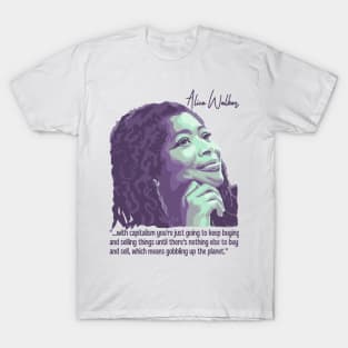 Alice Walker Portrait and Quote T-Shirt